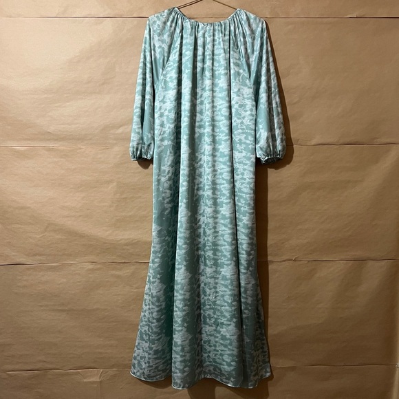 Tuckernuck | Hyacinth House Seafoam Sullivan Maxi Dress Watercolor Size M - Picture 8 of 10